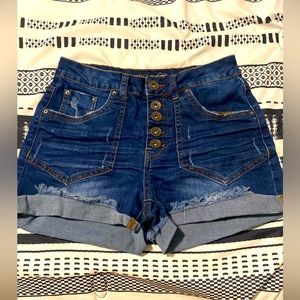 Rue21 high waisted jean shorts
